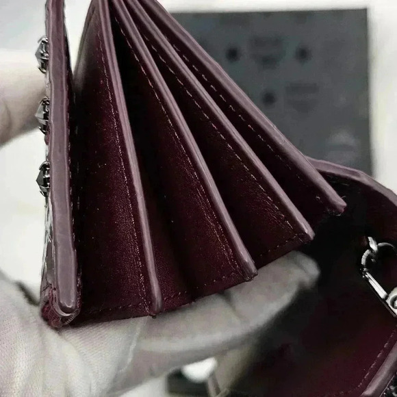 🎁MCM Studded Cardholder Crossbody Chain - Picture 8 of 17